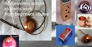 making beads and pendants from copper and silver