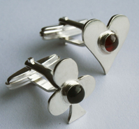 Charles Watherston,  contemporary jewellery, member at Flux Studios,  cufflinks