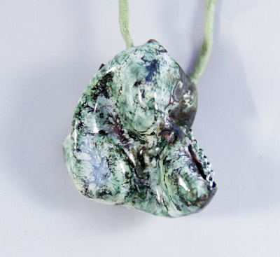 Natascha Kotsopoulou, enamelled pendant