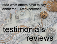Flux studios offers short specialist classes and courses in jewellery making at all levels for example, jewellery for families workshop, ring making workshop..."The studio facilities are fantastic! You don't need to buy anything to start the course,