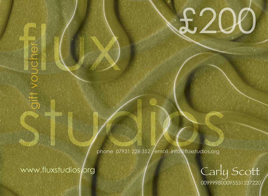 Flux Studios.You can also purchase our gift vouchers which are personalised for you. Vouchers can be used for courses and for jeweWe offer personalised gift vouchers that can be used to join our jewellery courses or to purchase a piece of jewellery from one of the Flux jewellersllery purchases. 