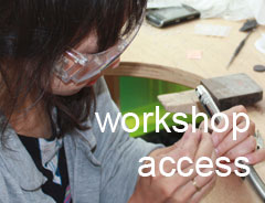 Flux Studios open access jewelery studios.