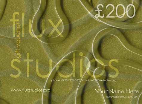 Flux Studios Voucher available to any value you choose