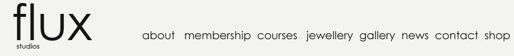 Flux studios offers short specialist classes and courses in jewellery making at all levels for example, jewellery for families workshop, ring making workshop.